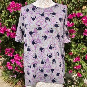 LulaRoe Minnie Mouse Irma High\Low Tunic Top